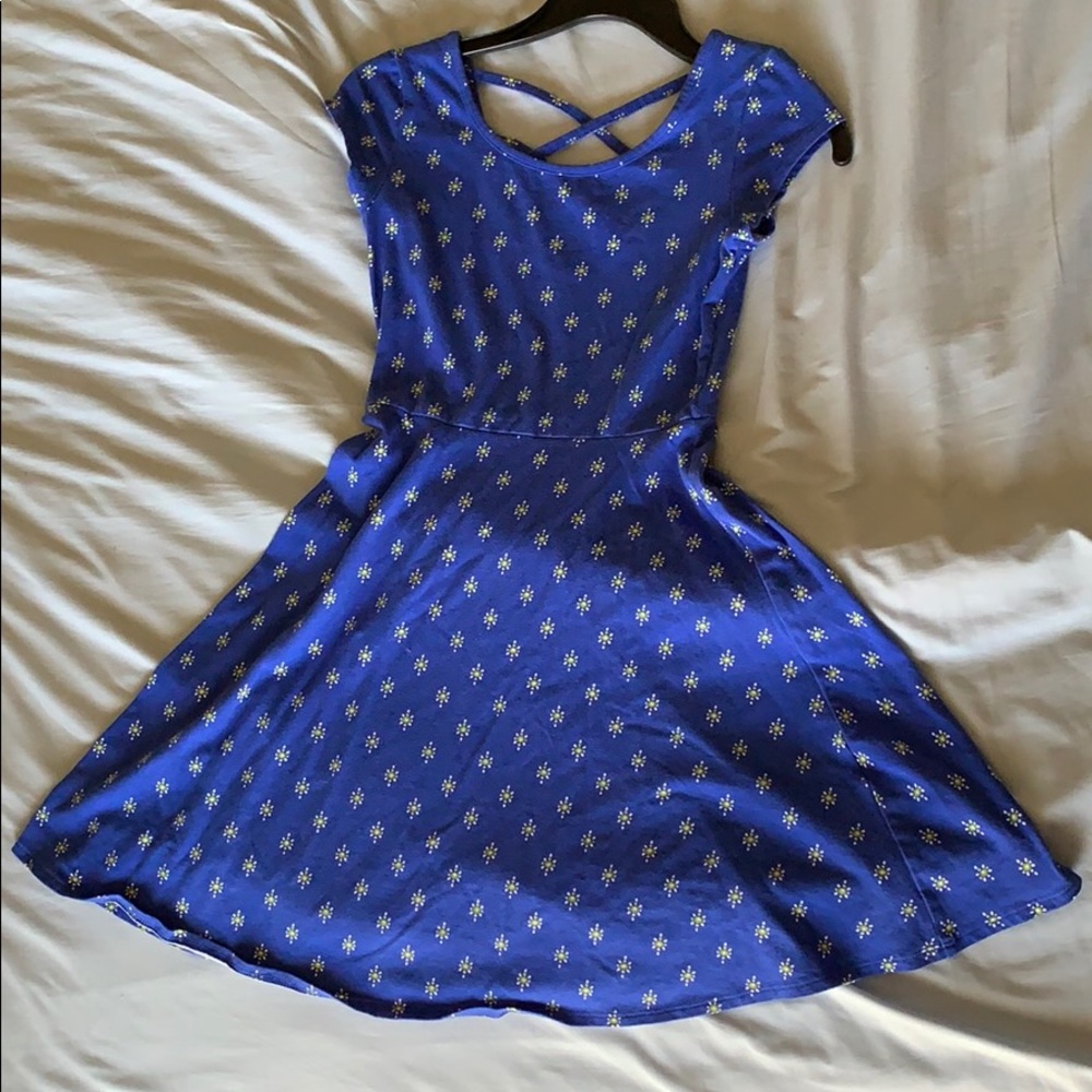 Blue Daisy mini dress